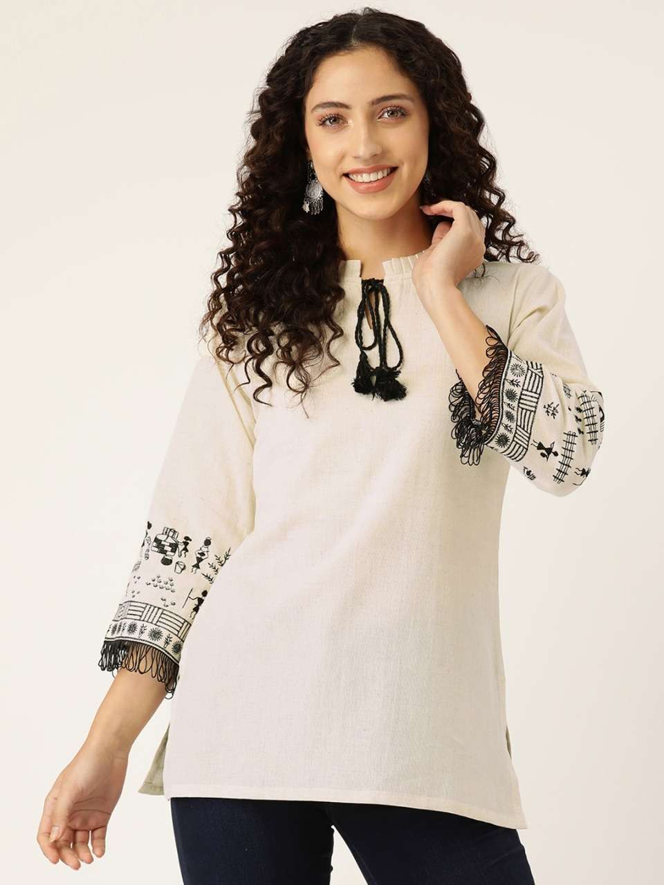 KAVYA TUNIC BY ASLIWHOLESALE DESIGNER COTTON KURTA TUNIC 