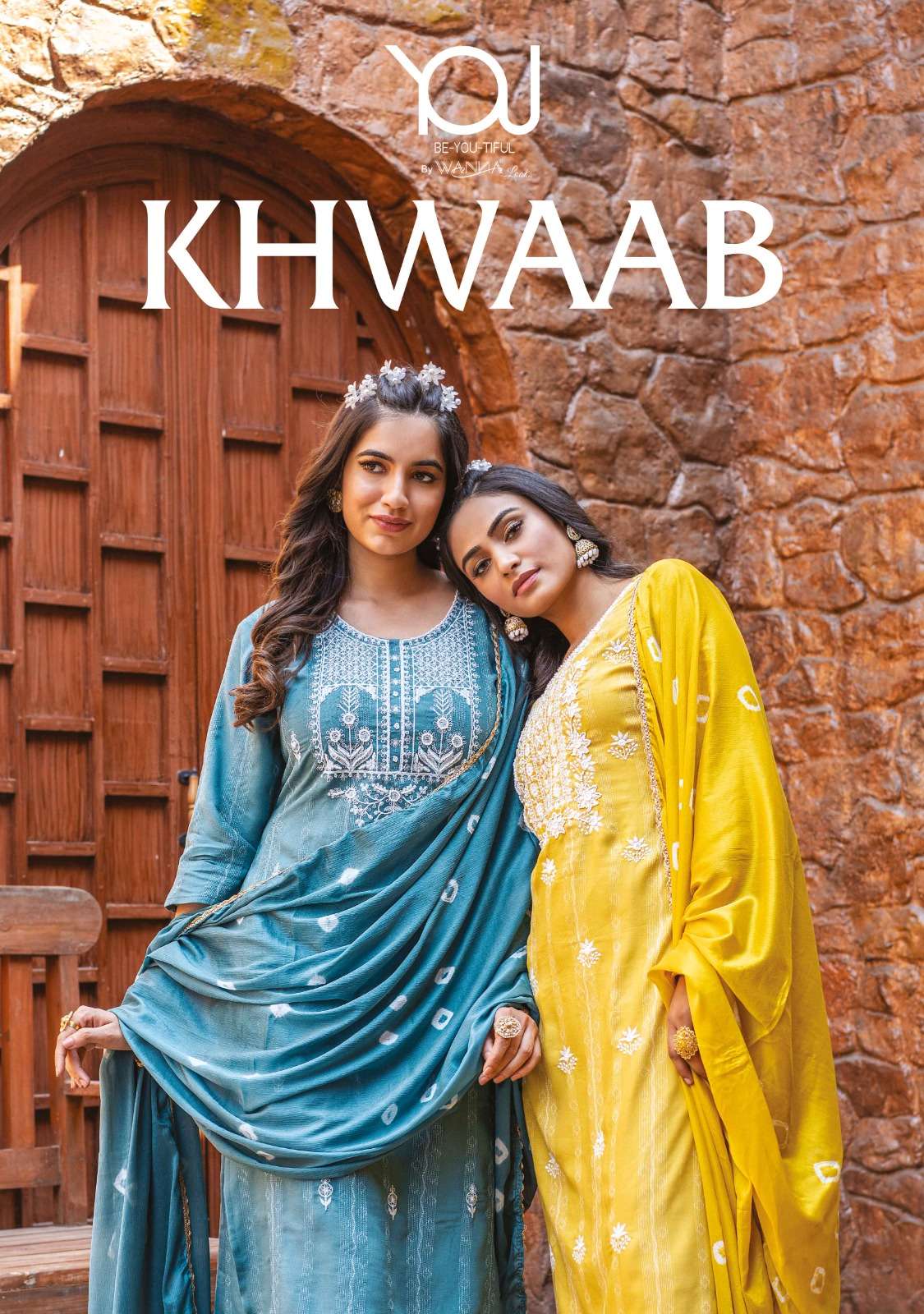 KHWAAB BY YOU 101 TO 106 DESIGNER RAYON VISCOCE FANCY HAND WORK DRESSES