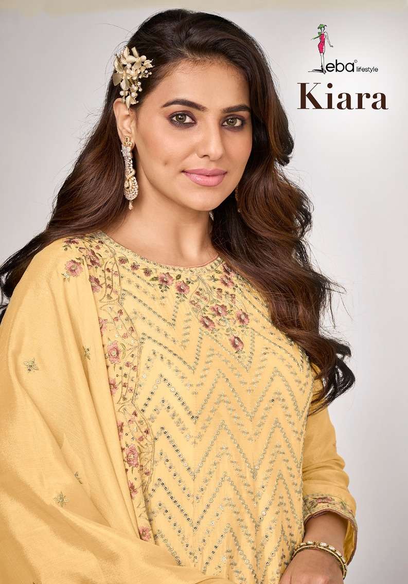 KIARA BY EBA LIFESTYLE 1507 TO 1510 SERIES CHINON EMBROIDERY DRESSES