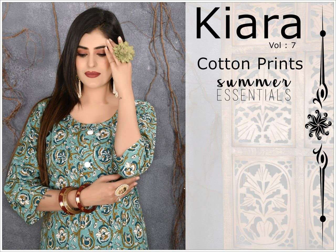 KIARA VOL-07 BY ASLIWHOLESALE COTTON DRESSES