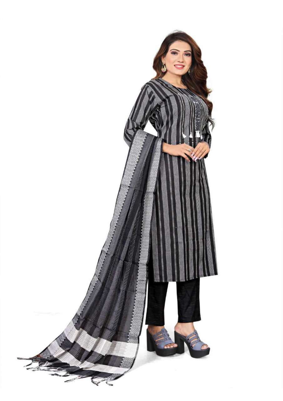 KT-506 HIT DESIGN BY INDIAN WOMEN DESIGNER COTTON STITCHED DRESS