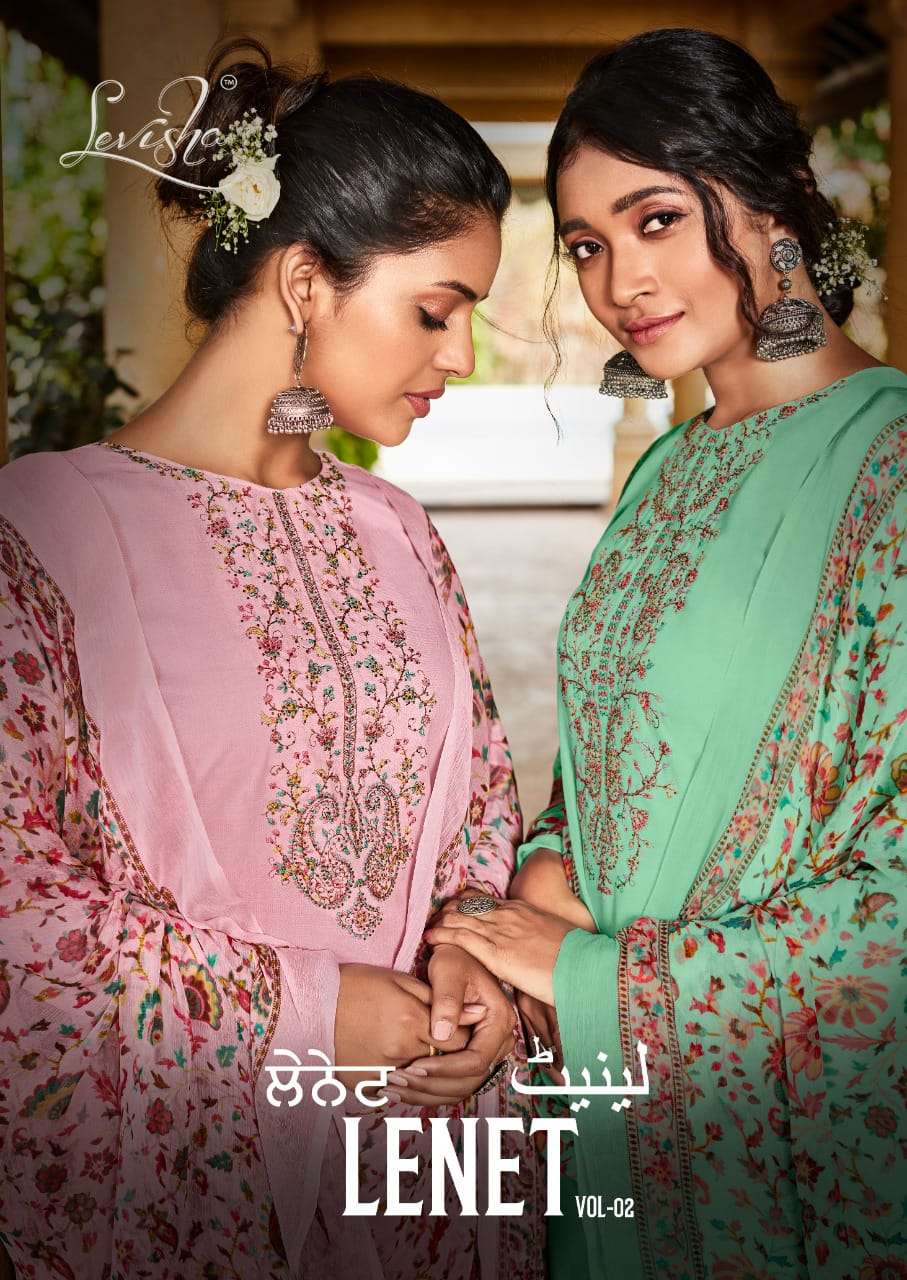 LENET VOL-02 BY LEVISHA 2013 TO 2020 SERIES DESIGNER COTTON DRESSES