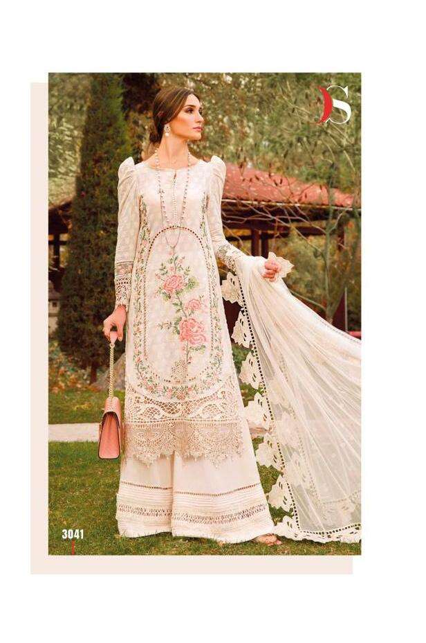 MARIA.B VOYAGE LAWN 23 BY DEEPSY SUITS 3041 TO 3048 SERIES COTTON PAKISTANI DRESSES