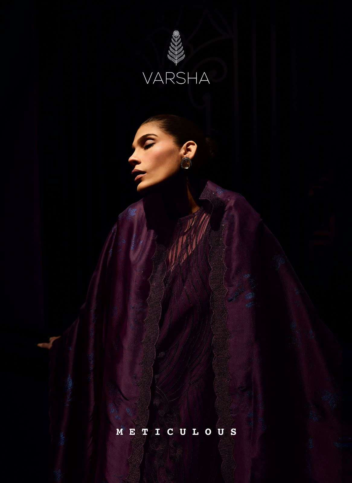 METICULOUS BY VARSHA 001 TO 002 SERIES PURE  NET EMBROIDERY DRESSES