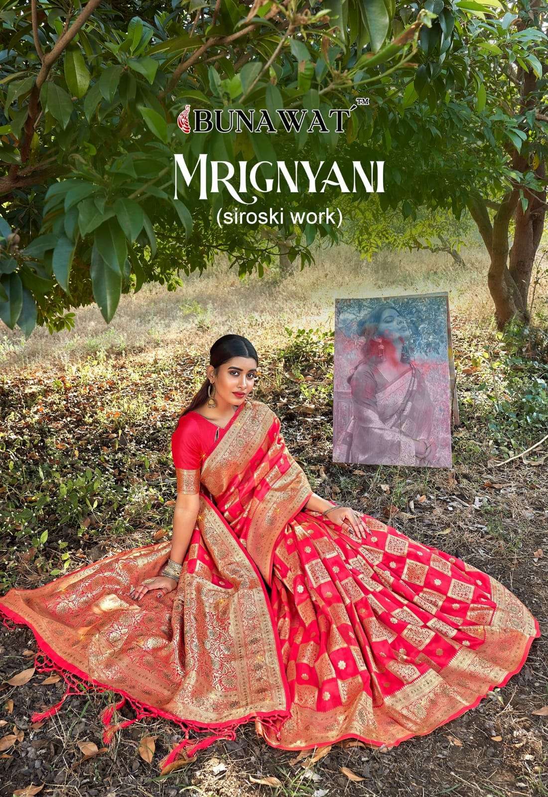 MRIGNYANI BY BUNAWAT 1001 TO 1006 SERIES DESIGNER SILK WORK SAREES