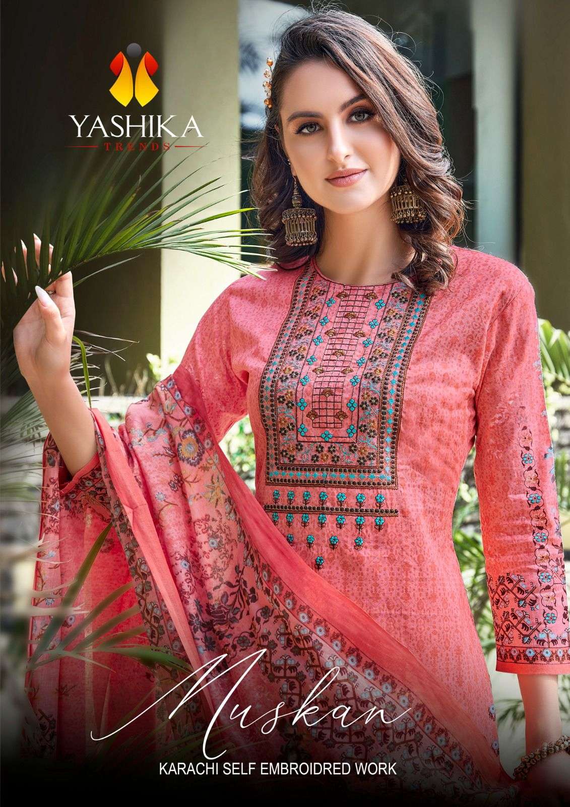 MUSKAN BY YASHIKA TRENDS 1001 TO 1008 COTTON PRINT DRESSES