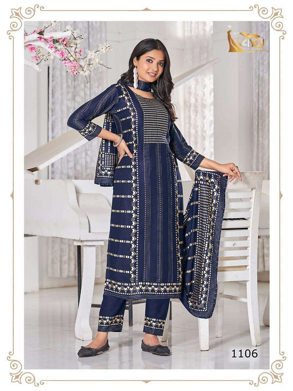 NYKAA VOL-11 BY V4YOU 1101 TO 1106 SERIES RAYON PRINT DRESSES