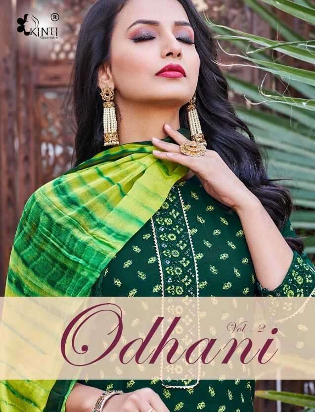 ODHANI VOL-2  BY KINTI 1001 TO 1006 SERIES RAYON STITCHED DRESSES