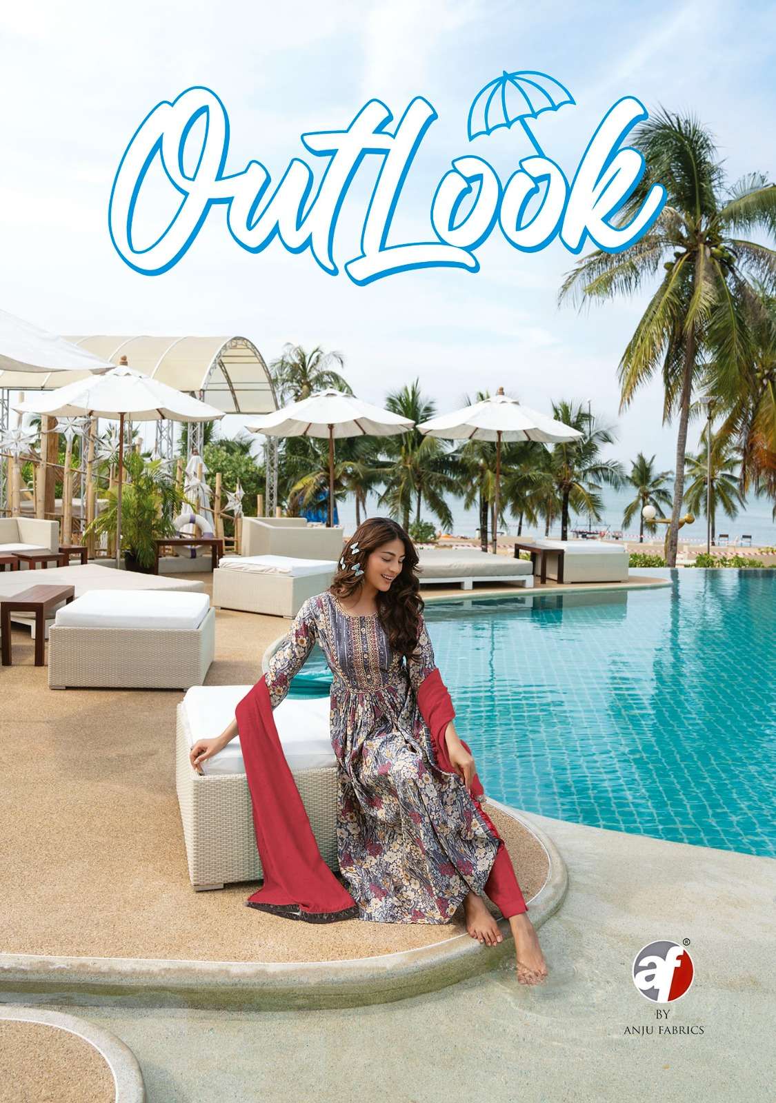 OUTLOOK BY ANJU FABRICS 2851 TO 2856 SERIES VISCOSE DRESSES