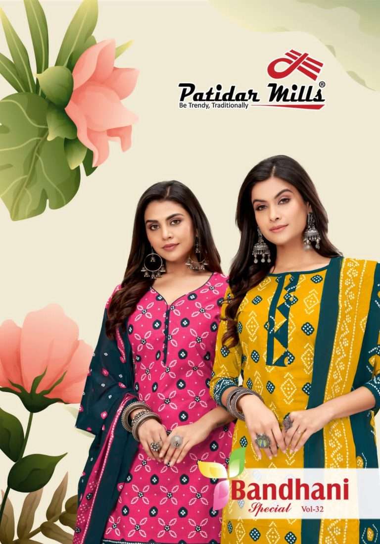 PATIDAR BANDHANI SPECIAL VOL-32 BY ASLIWHOLESALE COTTON DRESSES