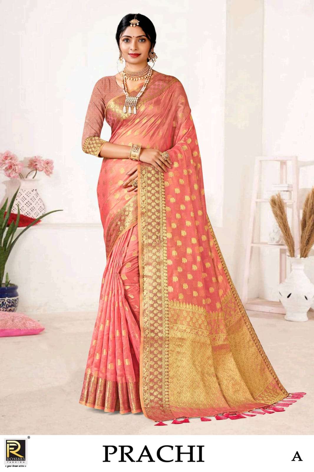 PRACHI BY RONISHA FASHION DESIGNER BANARASI SILK SAREES