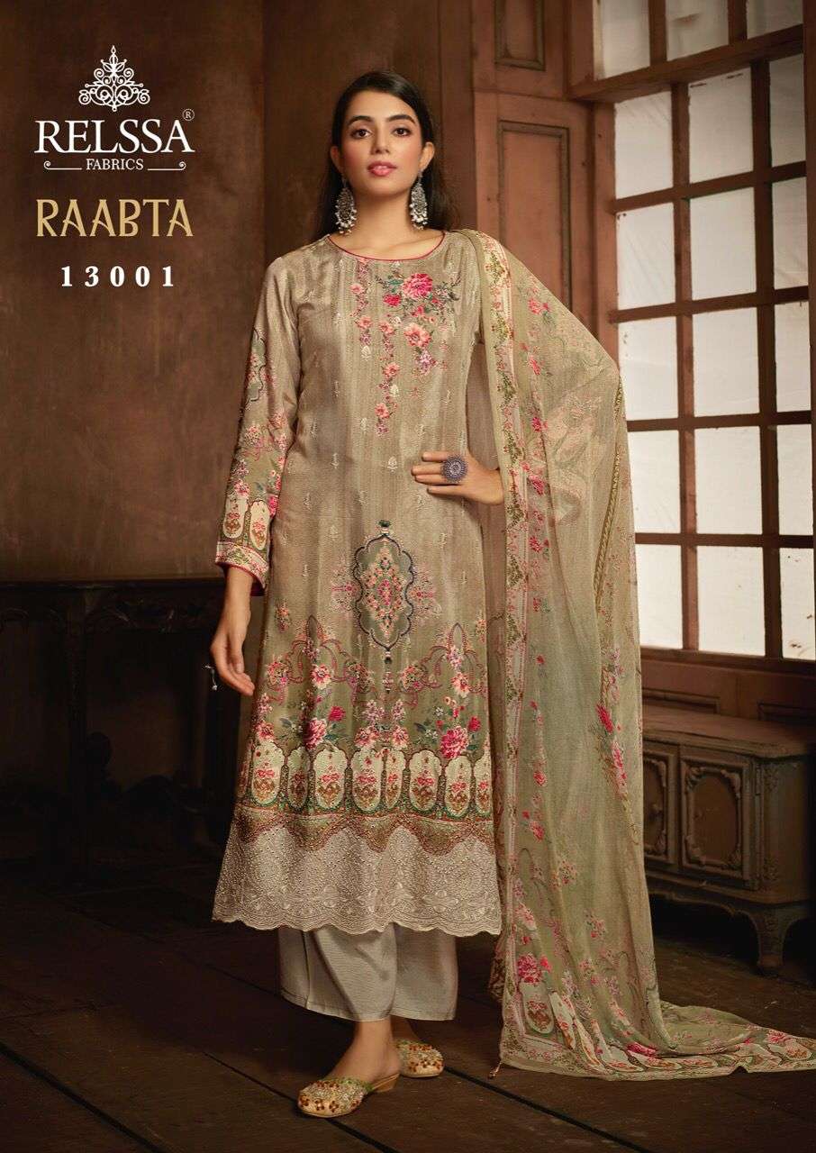 RAABTA  BY RELSSA 13001 TO 13006 SERIES VISCOSE WORK DRESSES