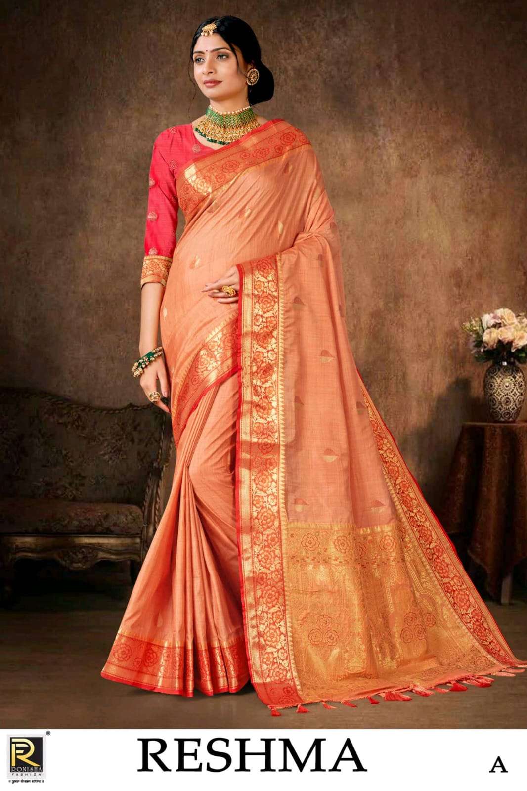 RESHMA BY RONISHA FASHION DESIGNER BANARASI SILK SAREES