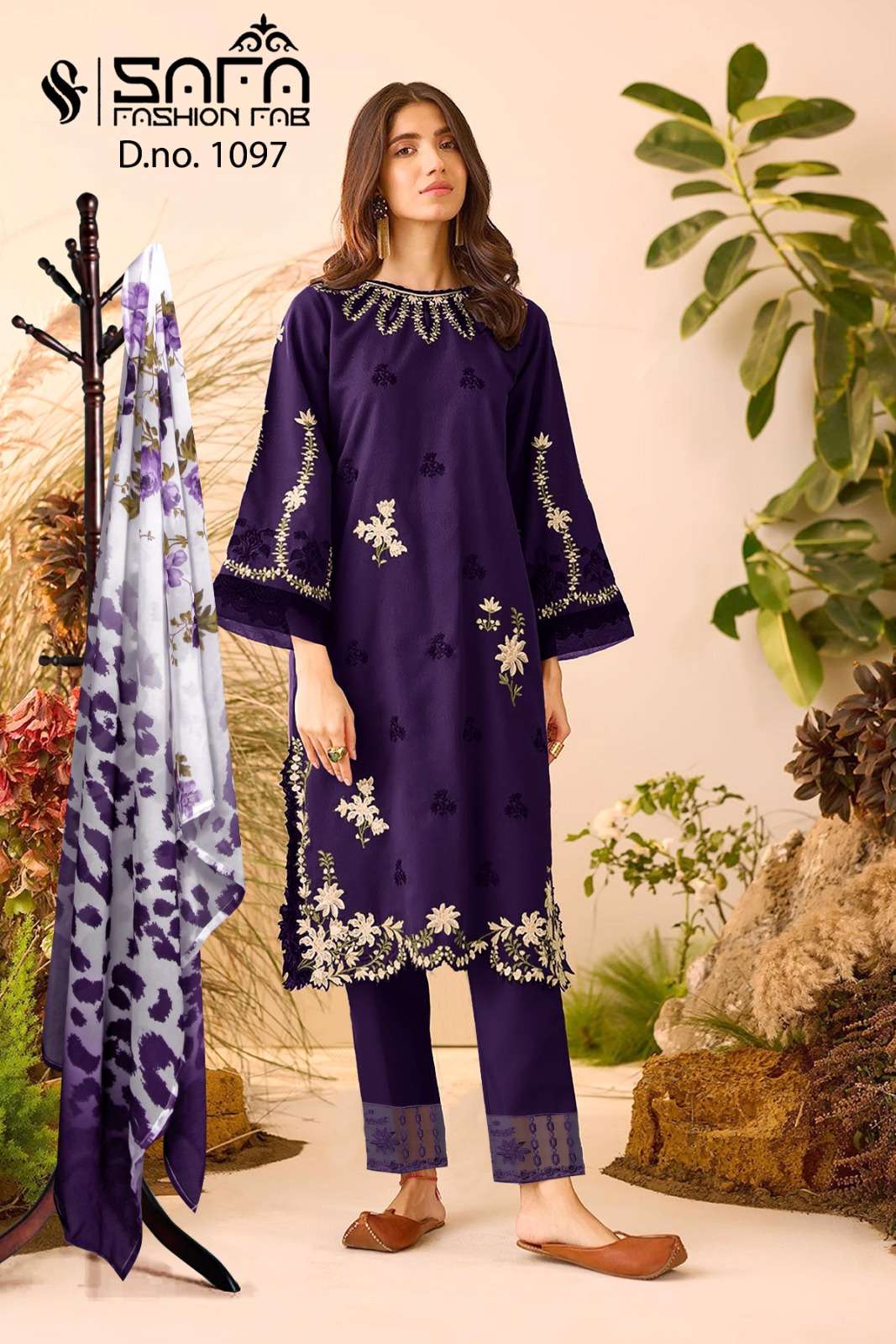 SAFA 1097 COLOURS BY SAFA FASHION FAB HEAVY GEORGETTE WORK STITCHED DRESSES