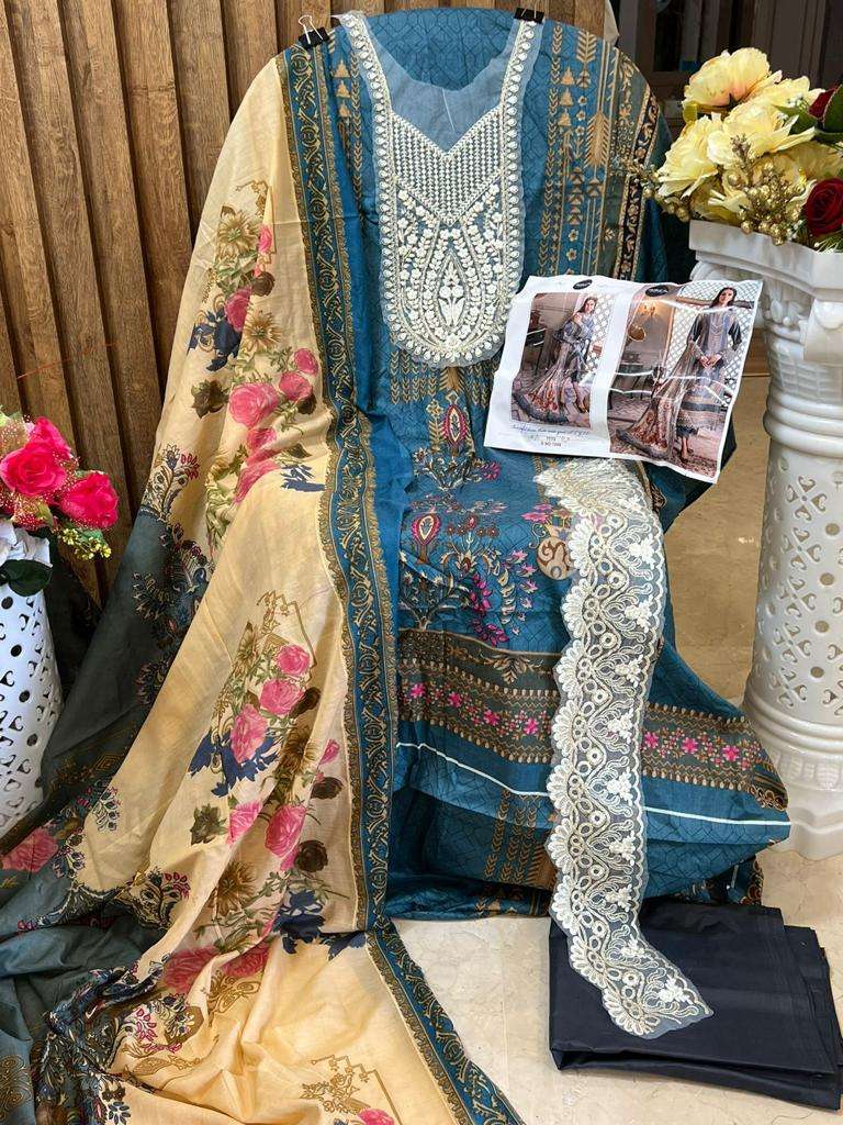 SAMAHIRA VOL-01 BY MEHBOOB TEX LAWN COTTON PAKISTANI DRESS