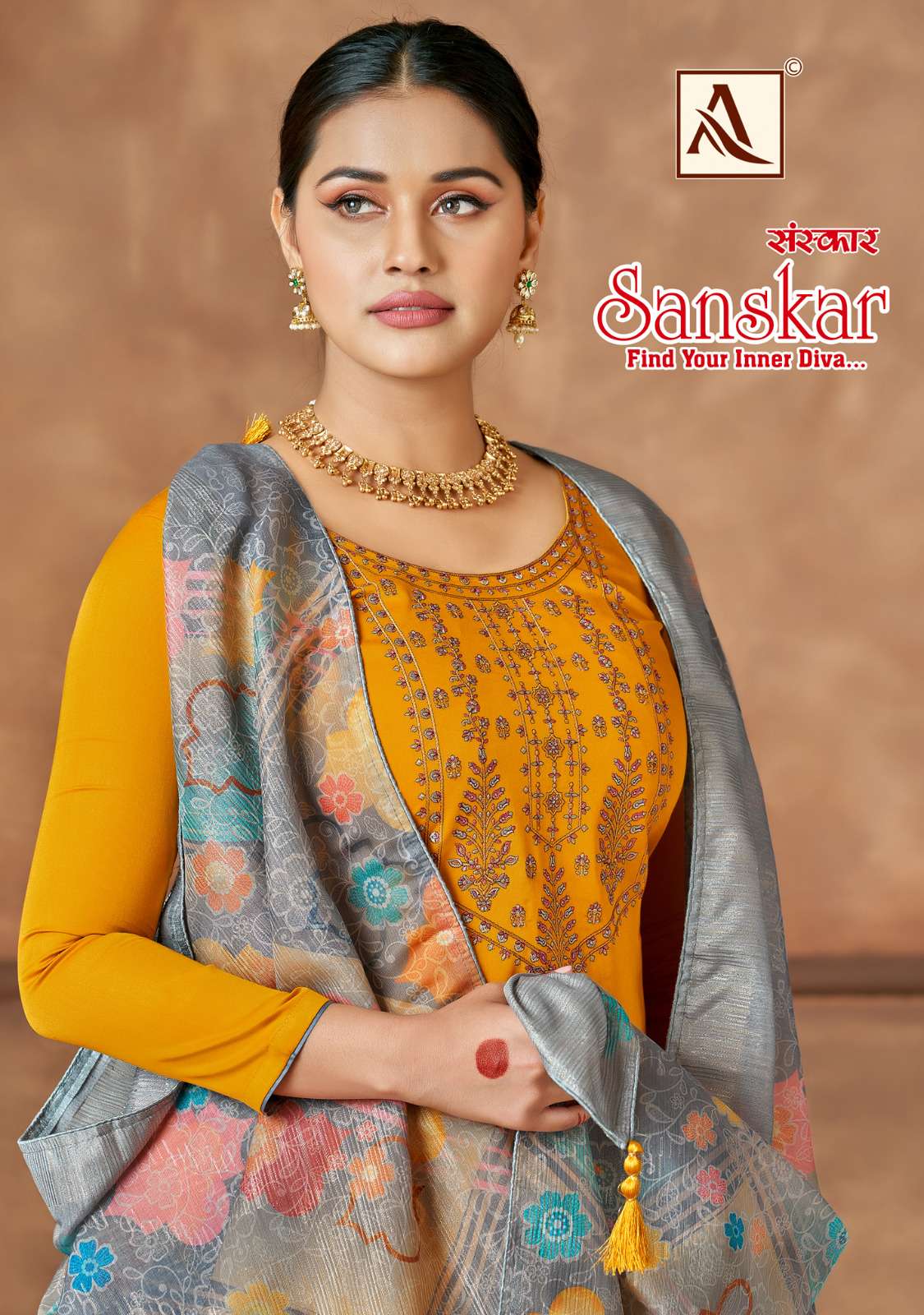 SANSKAR BY ALOK SUITS 1180-001 TO 1180-006 SERIES COTTON PRINTED DRESSES