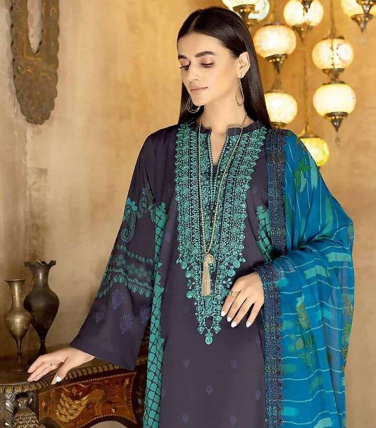 SAPPHIRE VOL-1 BY SHREE FABS 2554 TO 2558 SERIES COTTON PAKISTANI DRESSES