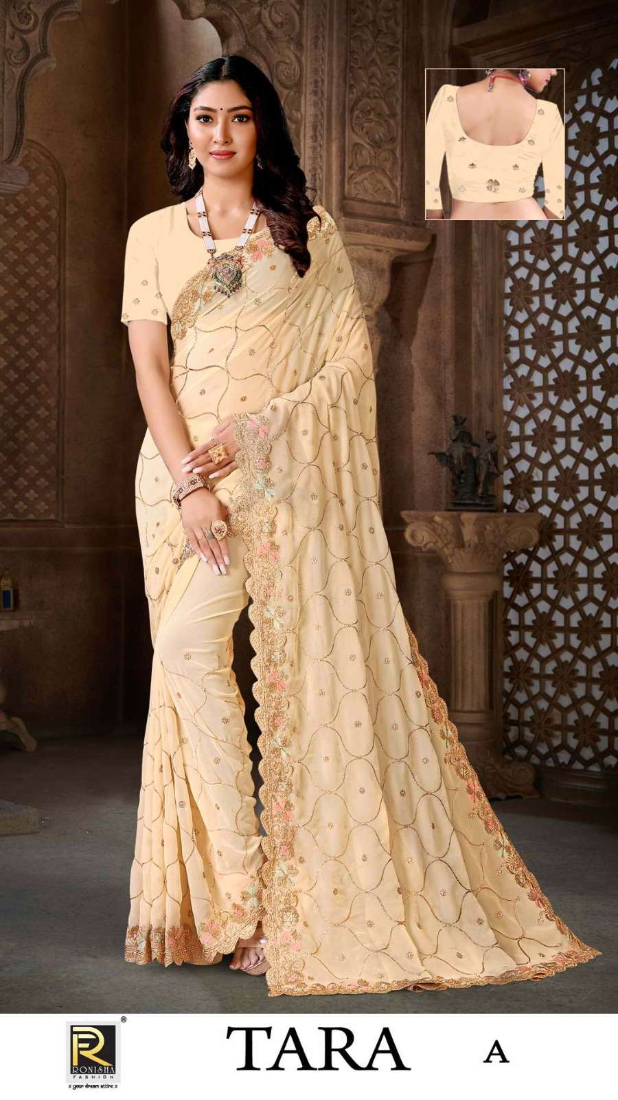 TARA BY RONISHA FASHION DESIGNER GEORGETTE FANCY SAREES