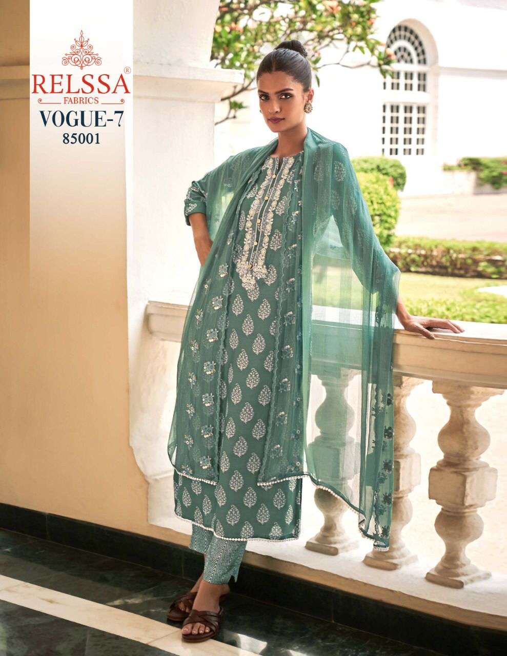 VOGUE VOL-7 BY RELSSA 85001 TO 85006 SERIES SILK WORK DRESSES