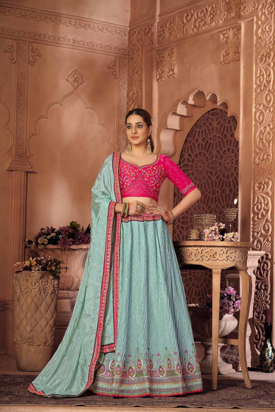 ZEEYA COUTURE BY ASLIWHOLESALE DESIGNER HEAVY LEHENGAS