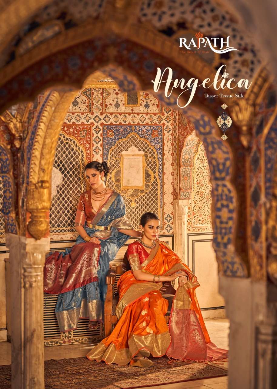 ANGELICA BY RAJPATH 51001 TO 51006 SERIES SOFT TUSSER SILK SAREES