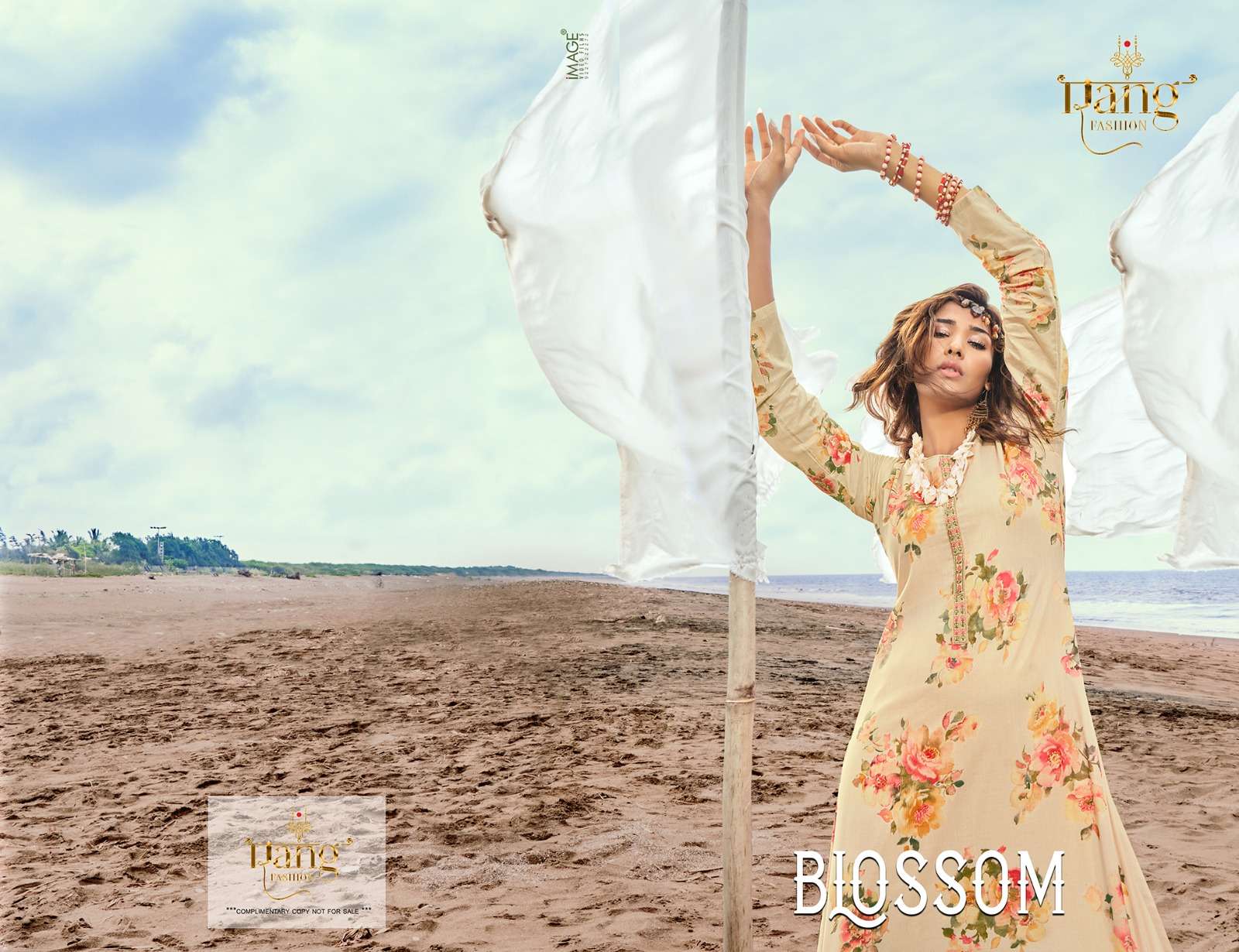 BLOSSOM BY RANG FASHION 1001 TO 1008 SERIES LAWN COTTON DRESSES