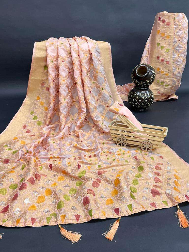 CHINON SILK BY ASLIWHOLESALE DESIGNER PURE VISCOSE SILK SAREES