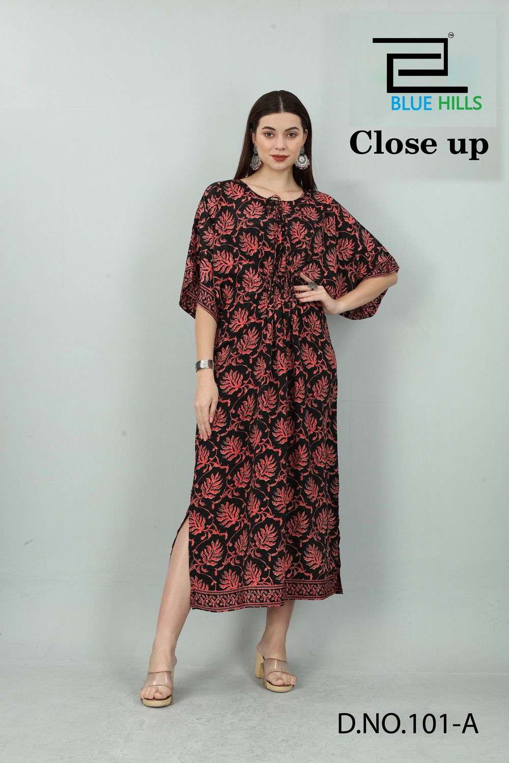 CLOSE UP BY BLUE HILLS 101-A TO 101-D SERIES FANCY PRINT KURTIS