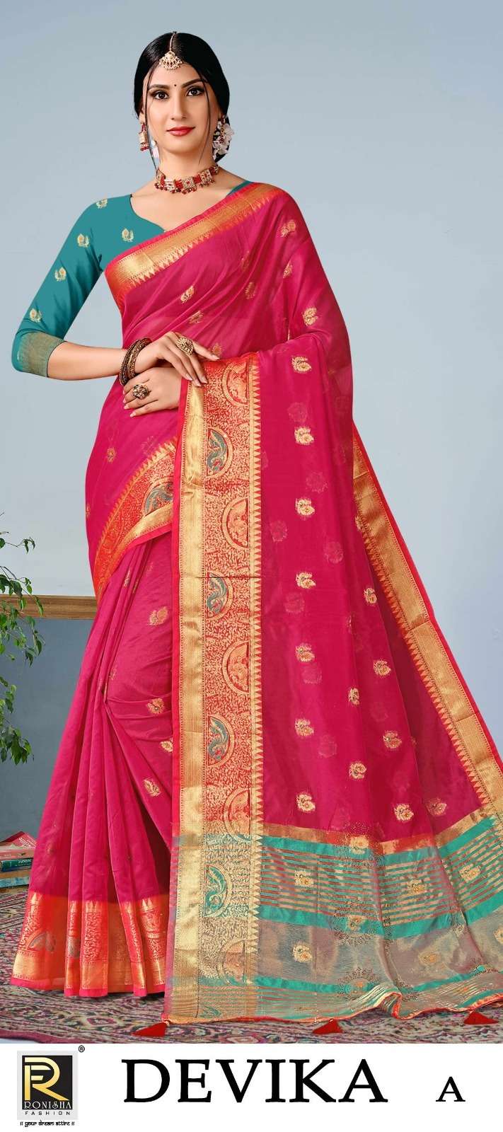 DEVIKA BY RONISHA FASHION DESIGNER BANARASI SILK SAREES