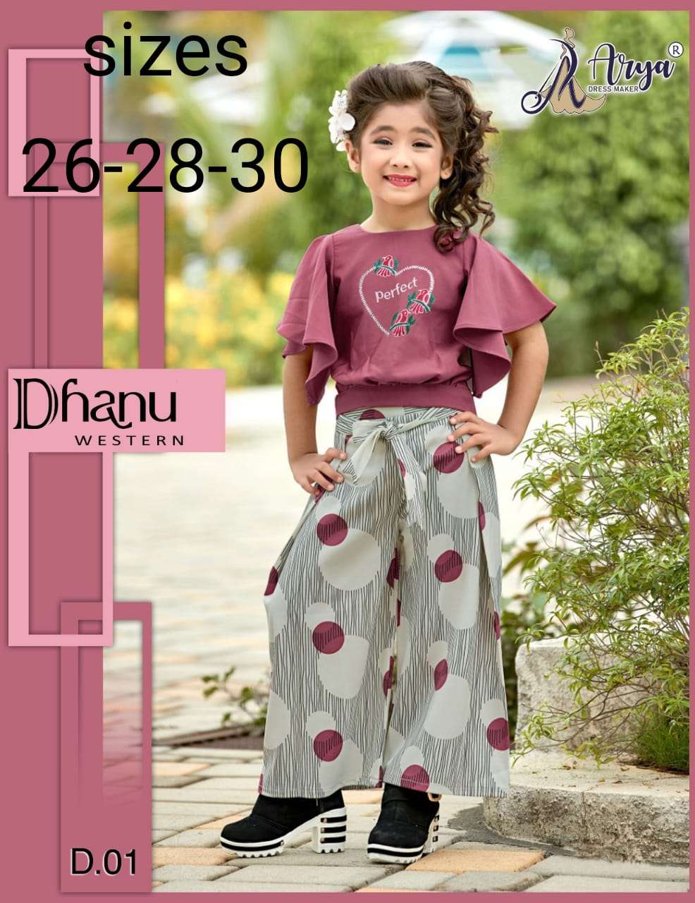 DHANU BY ARYA DRESS MAKER 01 TO 06 SERIES FANCY RAYON DRESSES 