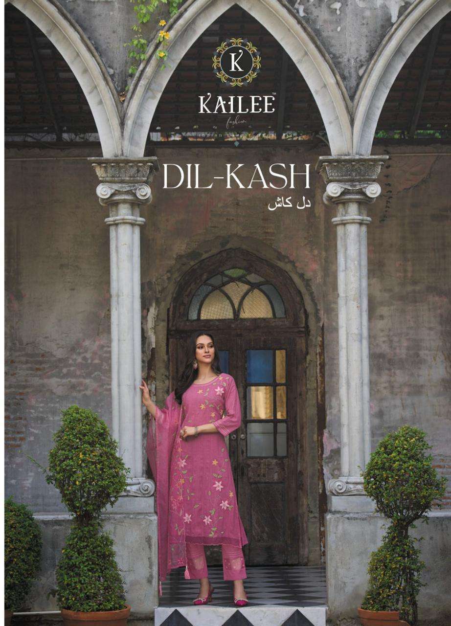 DIL-KASH BY KALKI FASHION 40501 TO 40506 SERIES COTTON STITCHED DRESSES