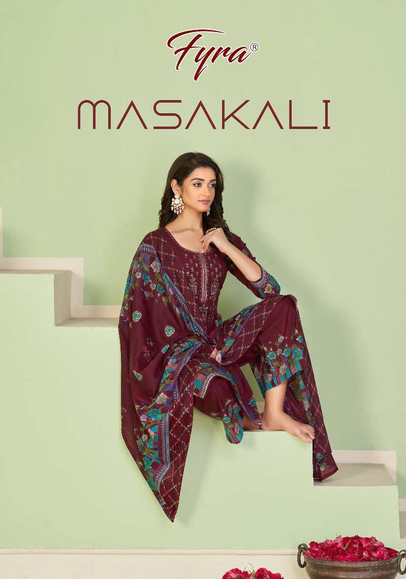 FAYRA MASAKALI BY ALOK SUIT 001 TO 110 SERIES PURE COTTON PRINT DRESSES