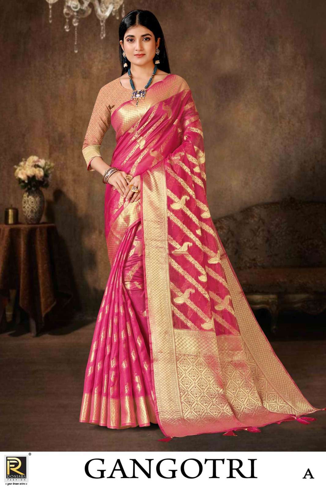 GANGOTRI BY RONISHA FASHION DESIGNER BANARASI SILK SAREES