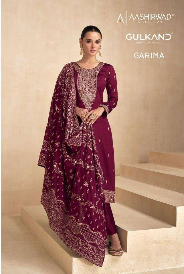 GARIMA BY AASHIRWAD CREATION 9571 TO 9576 SERIES PREMIUM SILK DRESSES