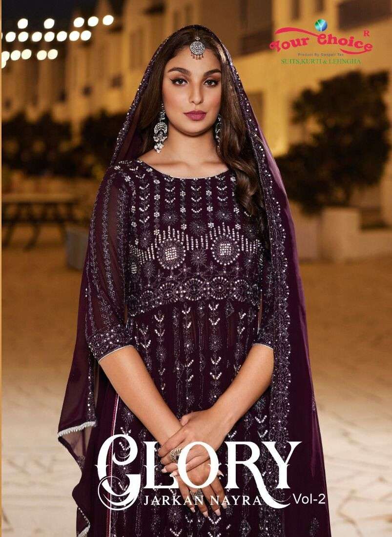 GLORY VOL-2 BY YOUR CHOICE 2001 TO 2006 SERIES BLOOMING GEORGETTE DRESSES