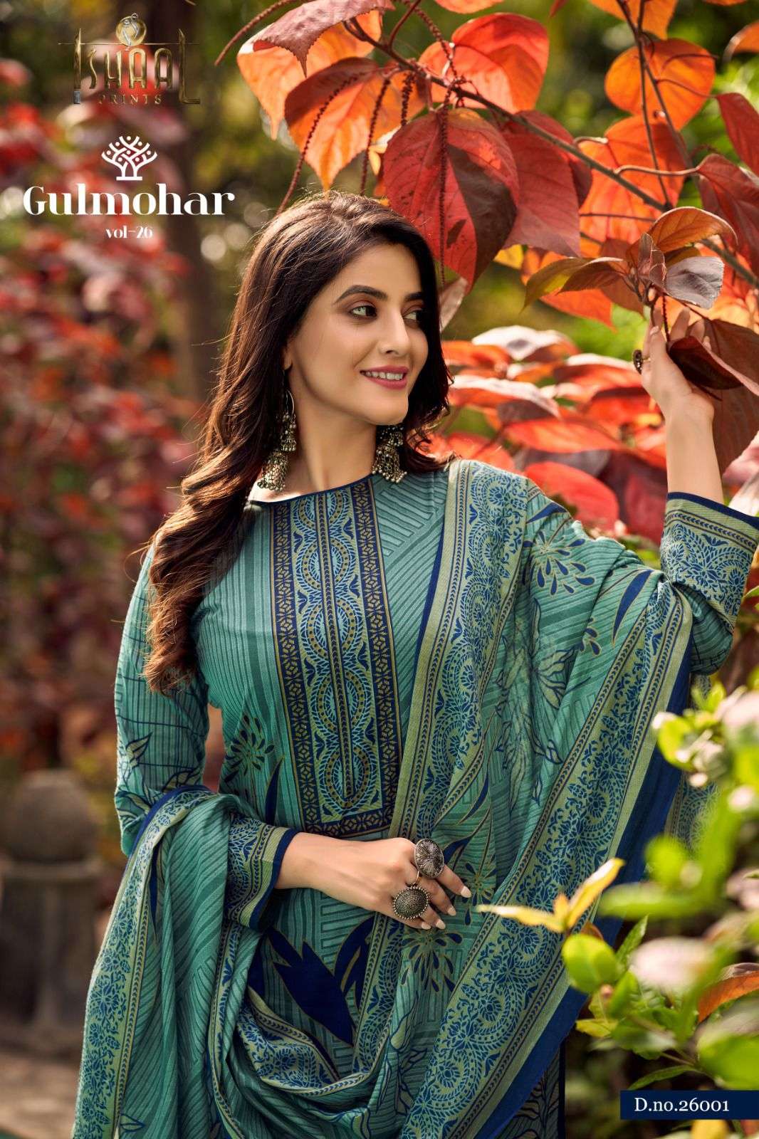 GULMOHAR VOL-26 BY ISHAAL PRINTS 26001 TO 26010 SERIES COTTON PRINT DRESSES