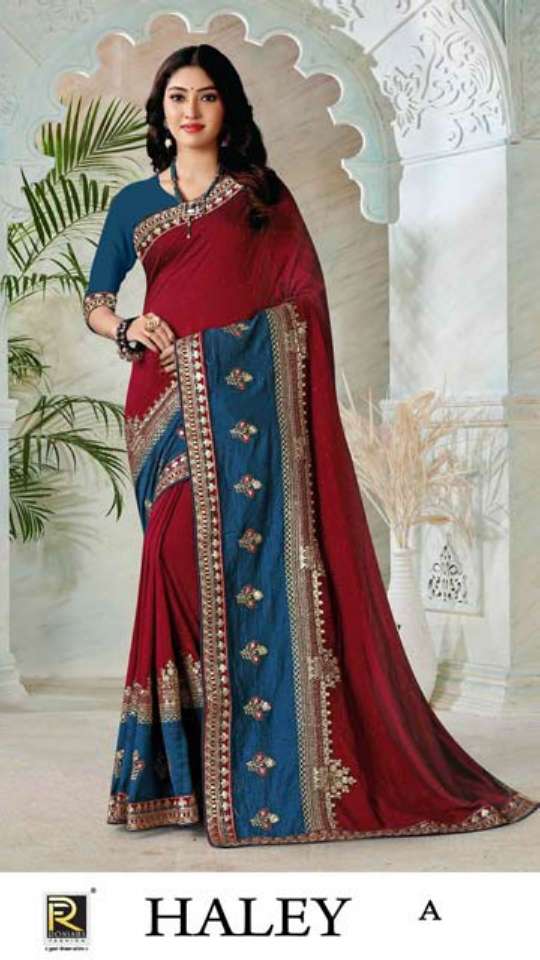 HALEY BY RONISHA FASHION DESIGNER FANCY VICHITRA SILK SAREES