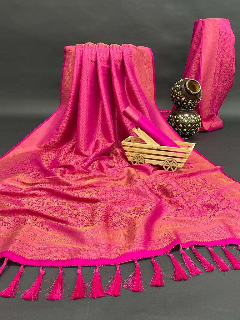 JANVI SILK BY ASLIWHOLESALE DESIGNER KUBERA PATTU SILK SAREES