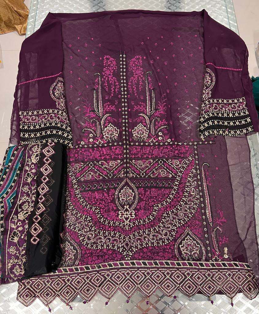 K-238 COLOURS BY KILRUBA GEORGETTE EMBROIDERY PAKISTANI DRESSES