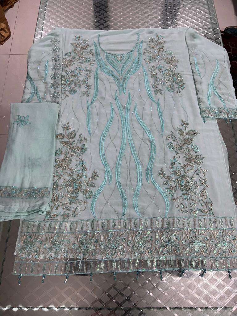 K-239 COLOURS BY KILRUBA HEAVY GEORGETTE EMBROIDERY PAKISTANI DRESSES