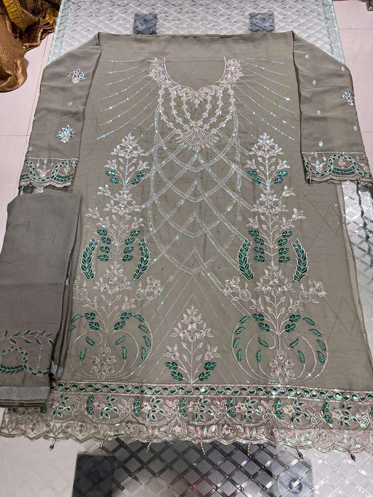 K-244 COLOURS BY KILRUBA HEAVY GEORGETTE EMBROIDERY PAKISTANI DRESSES