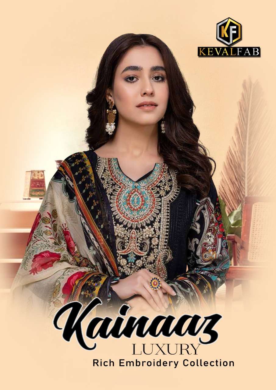 KAINAAZ BY KEVAL FAB 1001 TO 1006 SERIES HEAVY COTTON PRINT DRESSES