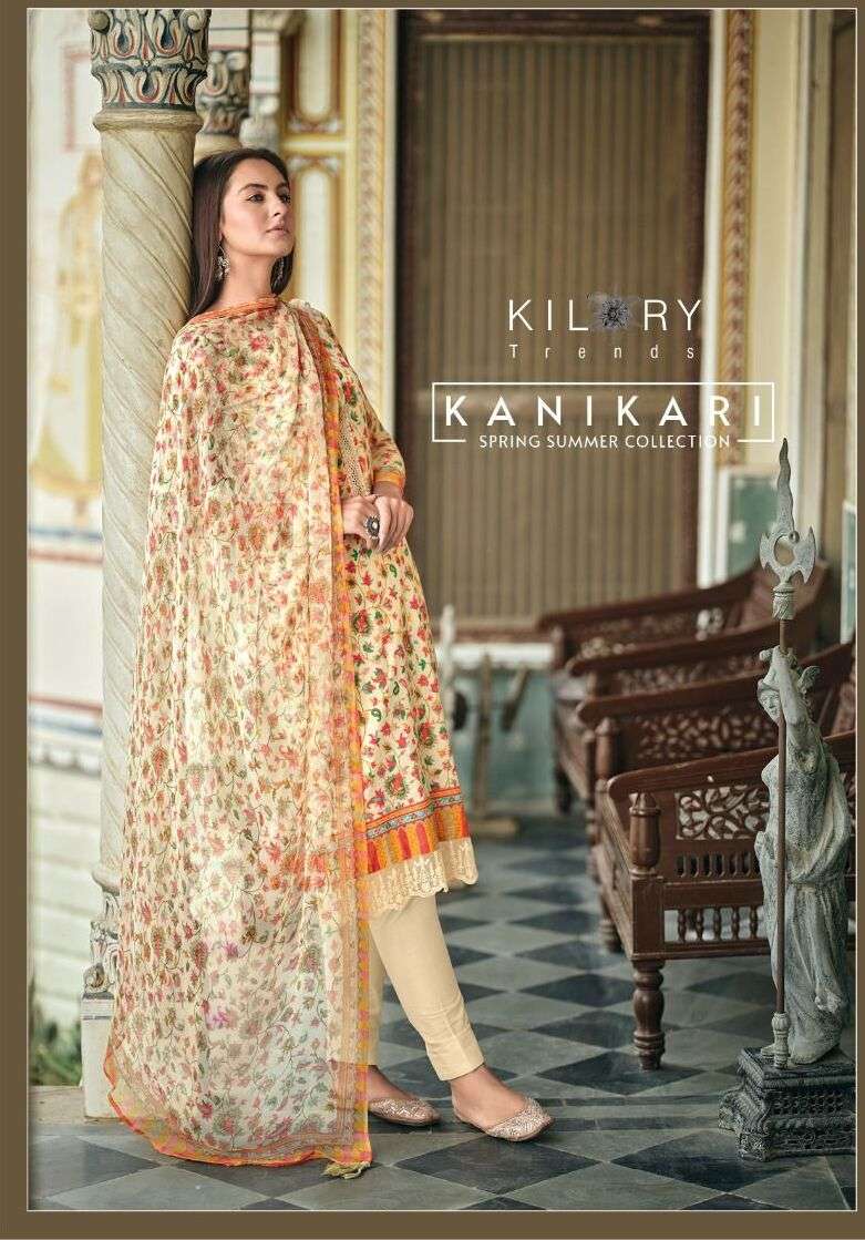 KANIKARI BY KILORY TRENDZ 631 TO 738 SERIES PURE LAWN COTTON WORK DRESSES