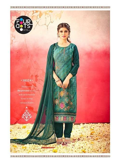 KAREENA BY FOUR DOTS 10371 TO 10374 SERIES PURE VISCOSE WORK DRESSES