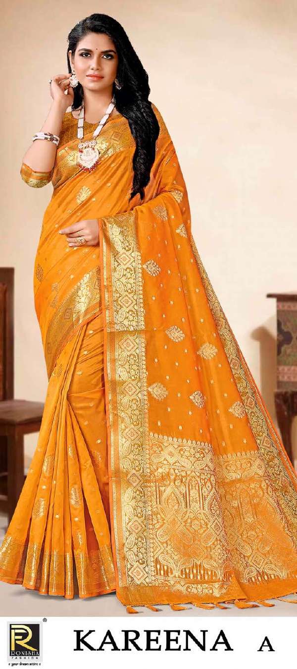 KAREENA BY RONISHA FASHION DESIGNER BANARASI SILK SAREES