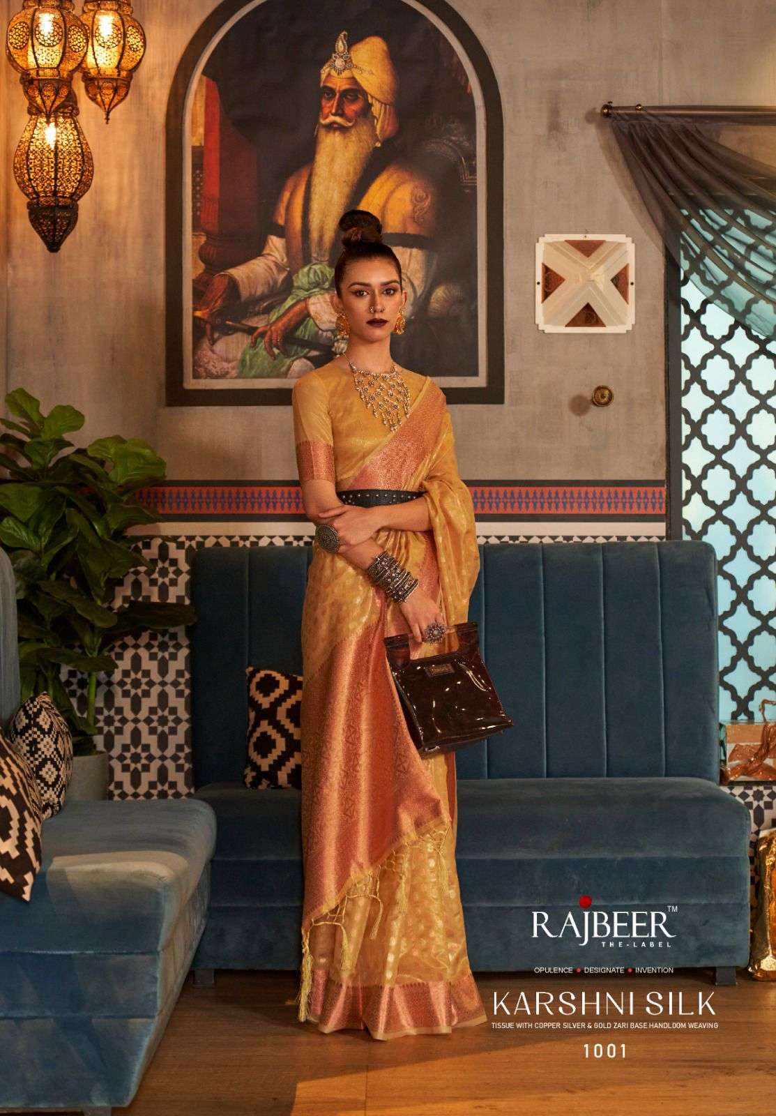 KARSHINI SILK BY RAJBEER 1001 TO 1006 SERIES PURE COPPER SILK SAREES