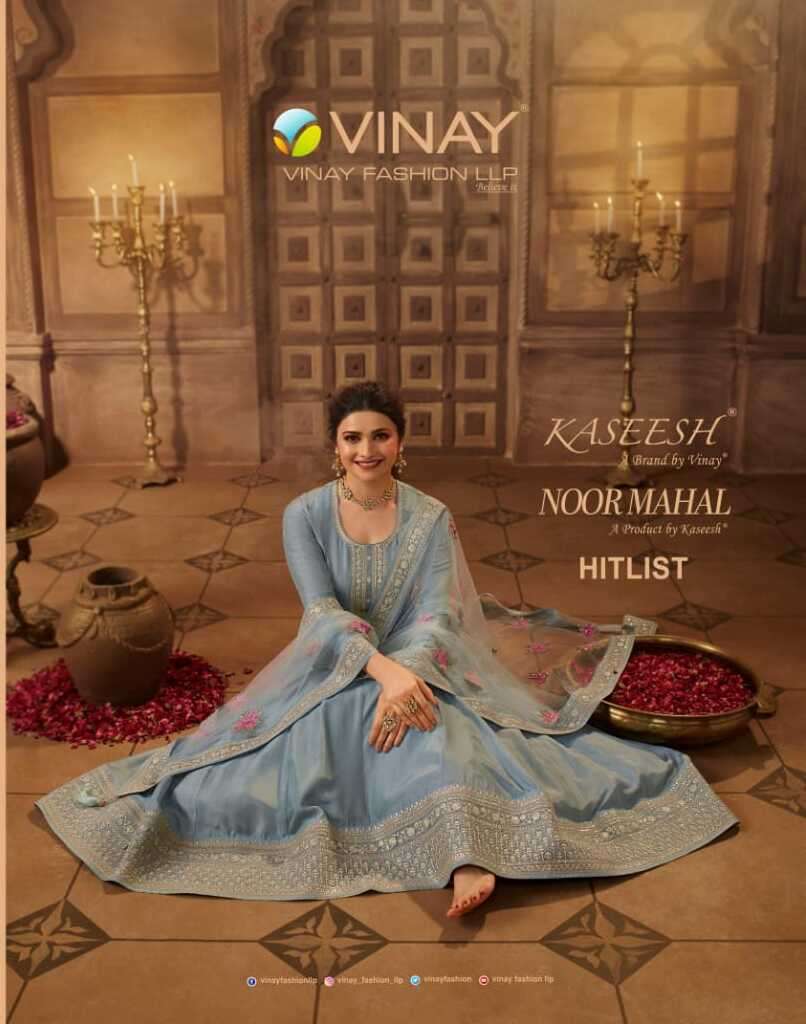 KASEESH NOOR MAHAL HIT LIST BY VINAY FASHION DOLA SILK DRESSES