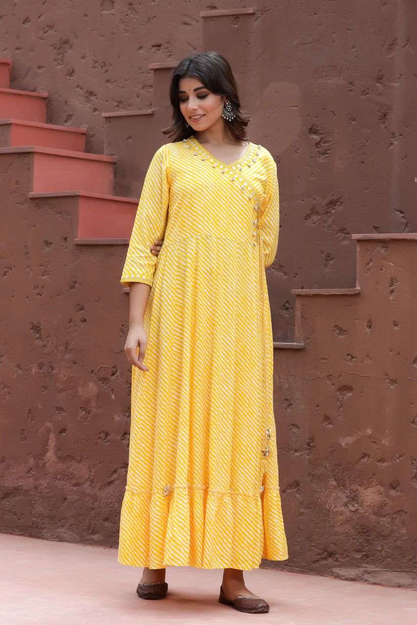 KAYA VOL-3 BY ASLIWHOLESALE DESIGNER FACNY VISCOSE RAYON GOWN