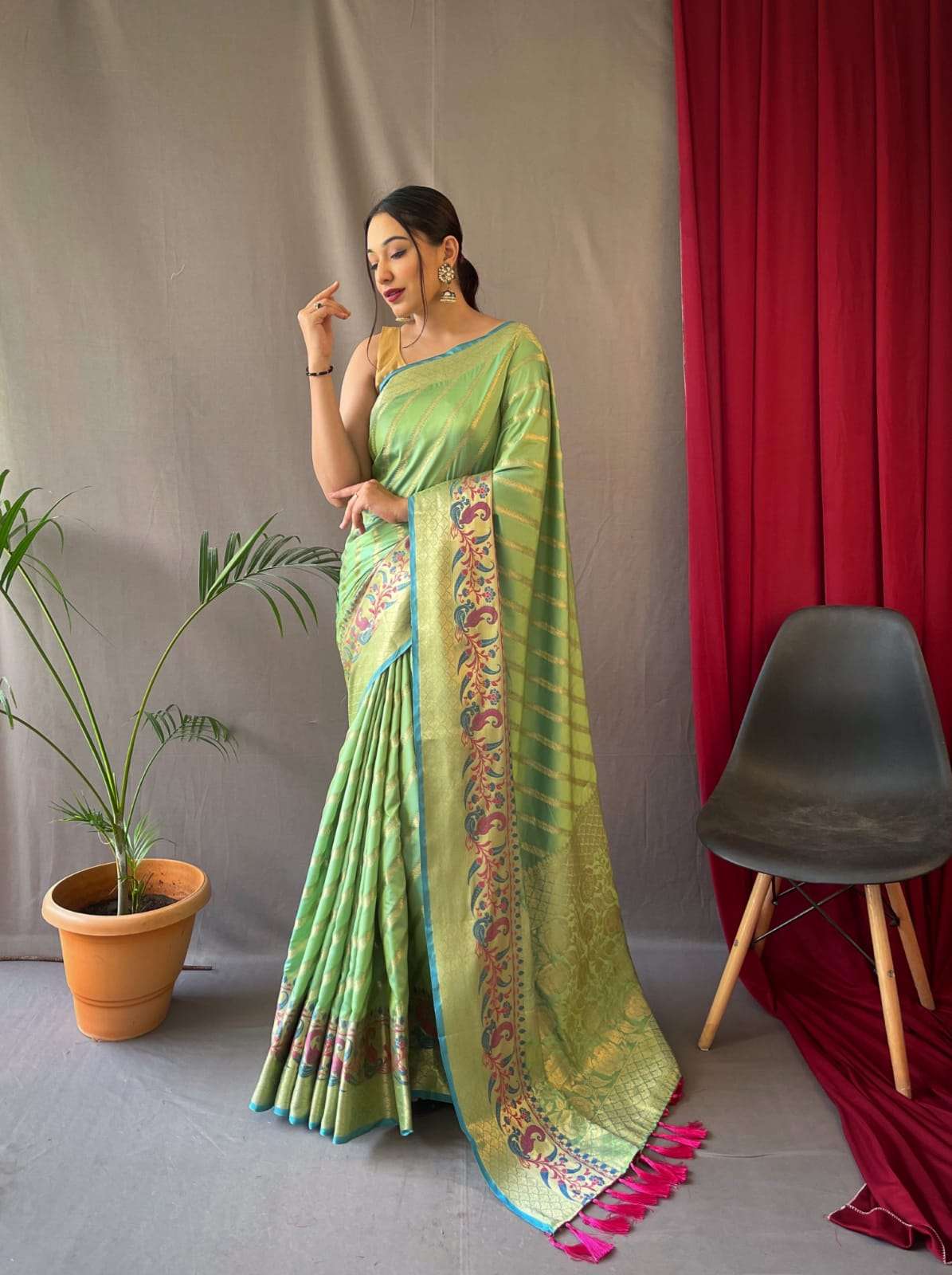 LEHRIYA BY ASLIWHOLESALE FANCY ZARI WEAVING SILK SAREES