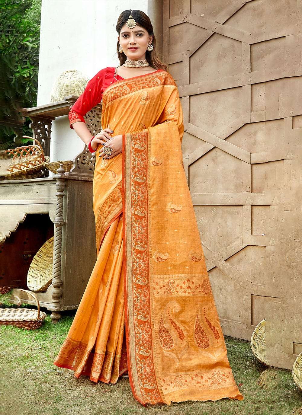 MALVIKA SILK BY BUNAWAT 1001 TO 1006 SERIES DESIGNER SILK WORK SAREES